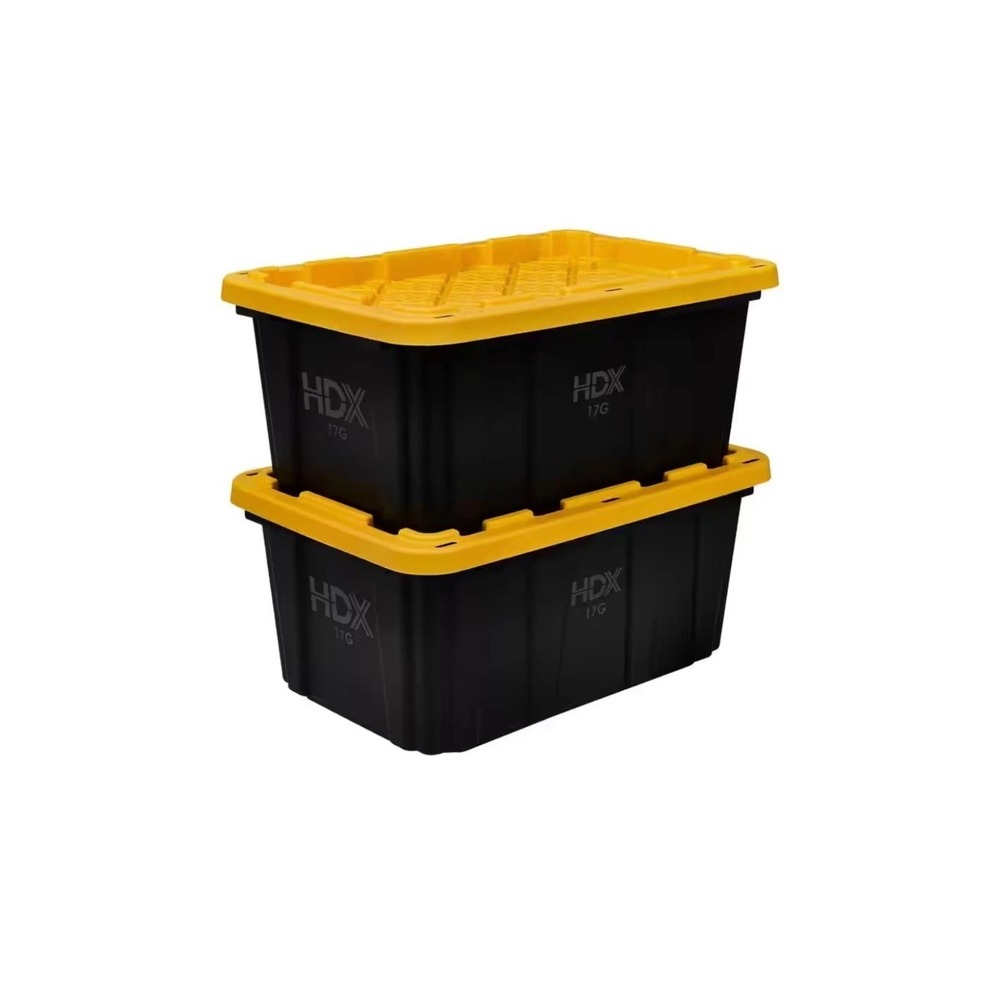 Quantity (2) HDX - 6.5 Qt - Small Storage Tough Totes - Great for Hobbies